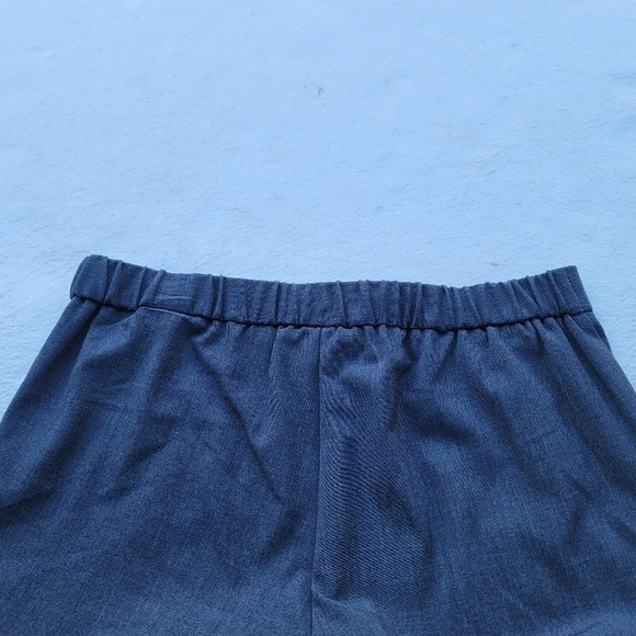 Sag Harbor Womens Dress Pants Size 6 Gray Stretch Flat Front Elastic Waist Back - Picture 3 of 9